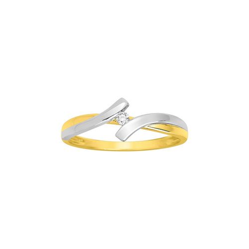 Bague Femme - Or 18 Carats - Diamant 0,03 Carats