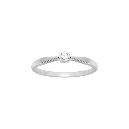 Bague Femme - Or 18 Carats - Diamant 0,1 Carats