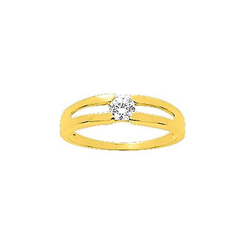 Bague Femme - Oxyde De Zirconium - Or 18 Carats