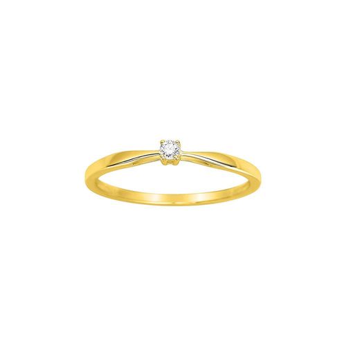 Bague Femme - Or 18 Carats - Diamant 0,04 Carats