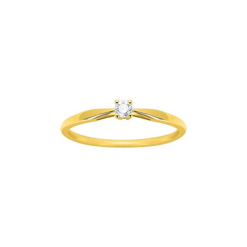 Bague Femme - Or 18 Carats - Diamant 0,08 Carats