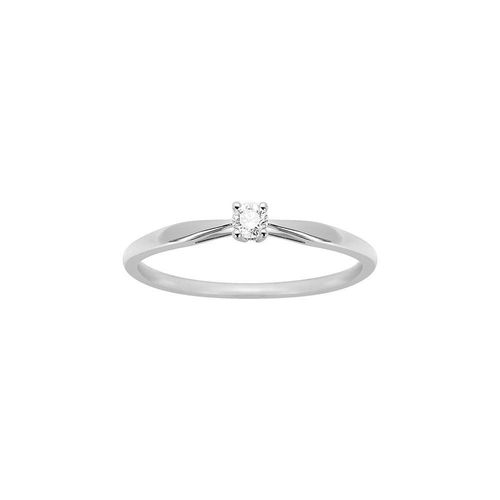 Bague Femme - Or 18 Carats - Diamant 0,08 Carats