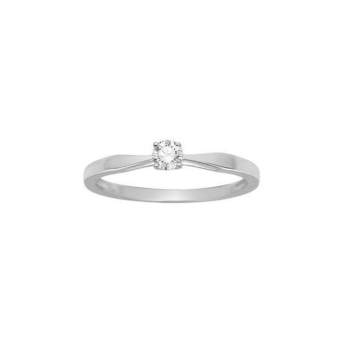 Bague Femme - Or 18 Carats - Diamant 0,14 Carats
