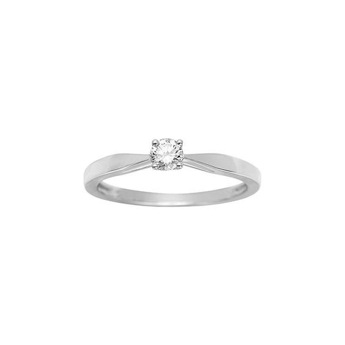 Bague Femme - Or 18 Carats - Diamant 0,18 Carats