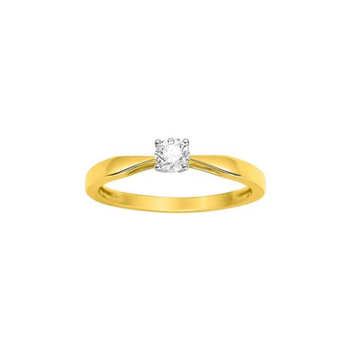 Bague Femme - Or 18 Carats - Diamant 0,23 Carats