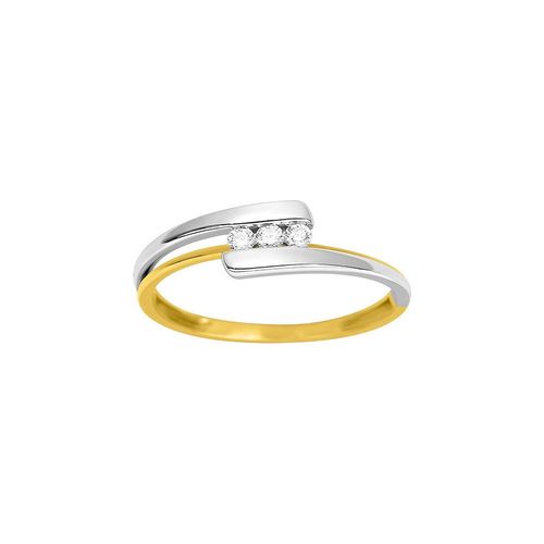 Bague Femme - Or 18 Carats - Diamant 0,09 Carats