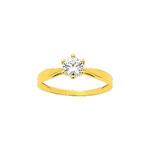 Bague Femme - Oxyde De Zirconium - Or 18 Carats