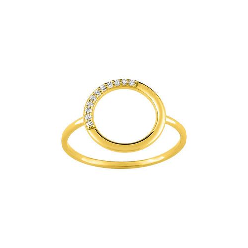 Bague Femme - Oxyde De Zirconium - Or 18 Carats