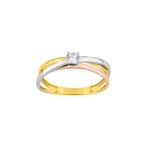 Bague Femme - Oxyde De Zirconium - Or 18 Carats