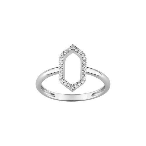 Bague Femme - Or 18 Carats - Diamant 0,16 Carats