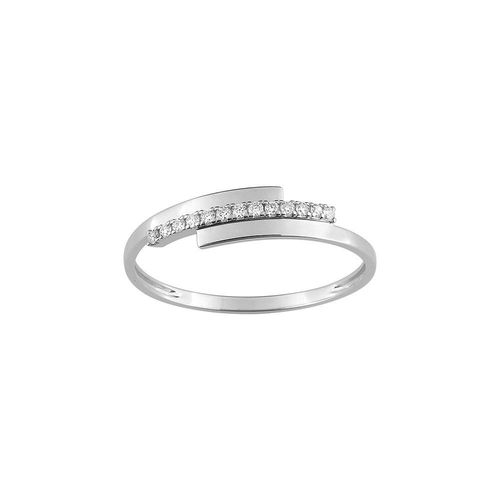 Bague Femme - Or 18 Carats - Diamant 0,07 Carats