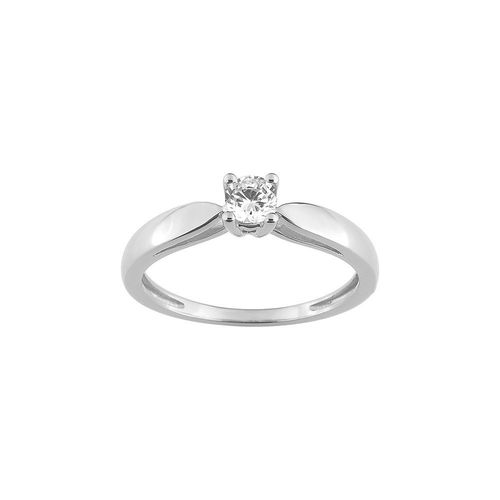 Bague Femme - Or 18 Carats - Diamant 0,25 Carats