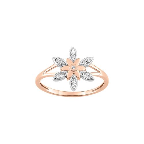 Bague Femme - Or 18 Carats - Diamant 0,08 Carats
