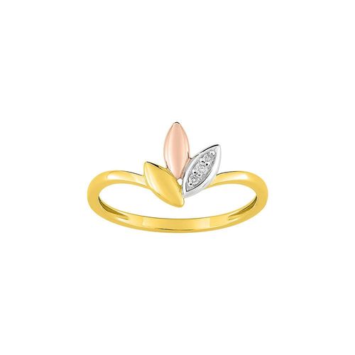 Bague Femme - Or 18 Carats - Diamant 0,02 Carats