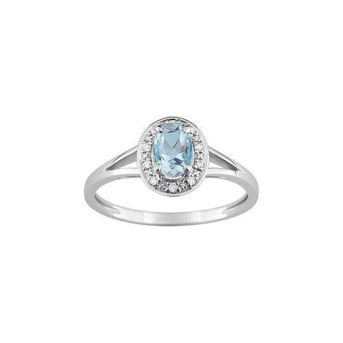 Bague Femme - Topaze - Oxyde De Zirconium - Or 18 Carats