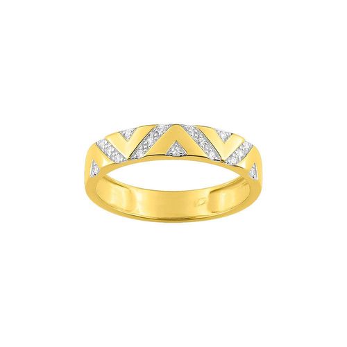 Bague Femme - Or 18 Carats - Diamant 0,09 Carats