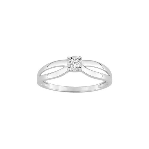 Bague Femme - Or 18 Carats - Diamant 0,08 Carats