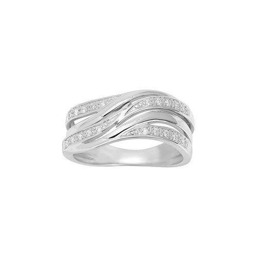 Bague Femme - Or 18 Carats - Diamant 0,09 Carats