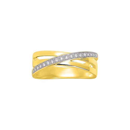 Bague Femme - Or 18 Carats - Diamant 0,07 Carats