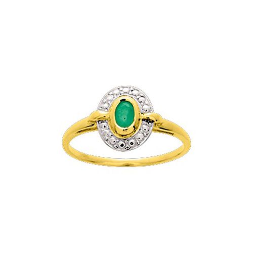 Bague Femme - Émeraude - Or 18 Carats