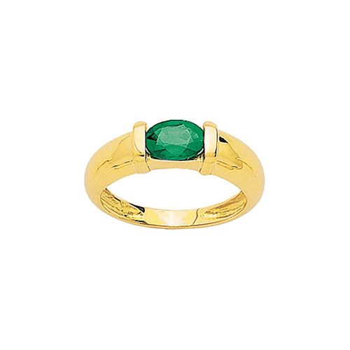 Bague Femme - Émeraude - Or 18 Carats