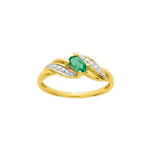 Bague Femme - Émeraude - Or 18 Carats