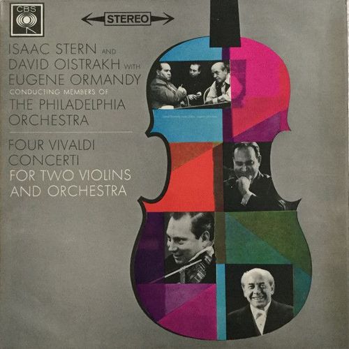 Four Vivaldi Concerti For Two Violins And Orchestra - Isaac Stern, David Oistrach, Eugene Ormandy, The Philadelphia Orchestra (33t)