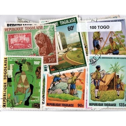 Lot 100 Timbres Du Togo