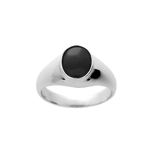 Chevalière Homme - Onyx - Argent 925