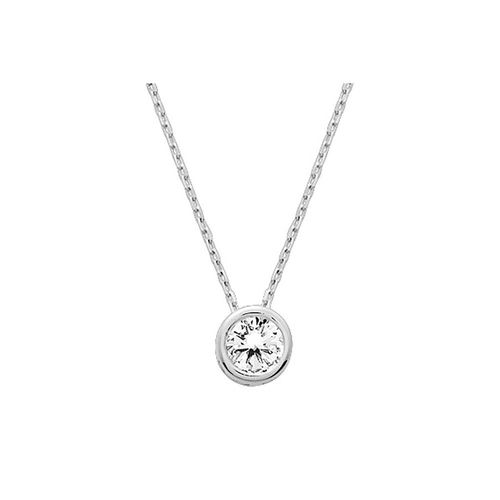 Collier Femme - Oxyde De Zirconium - Argent 925 - Longueur : 42 Cm