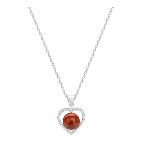 Collier Femme - Ambre - Argent 925 - Longueur : 42 Cm
