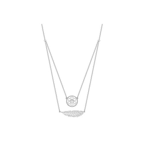 Collier Femme - Oxyde De Zirconium - Argent 925 - Longueur : 42 Cm