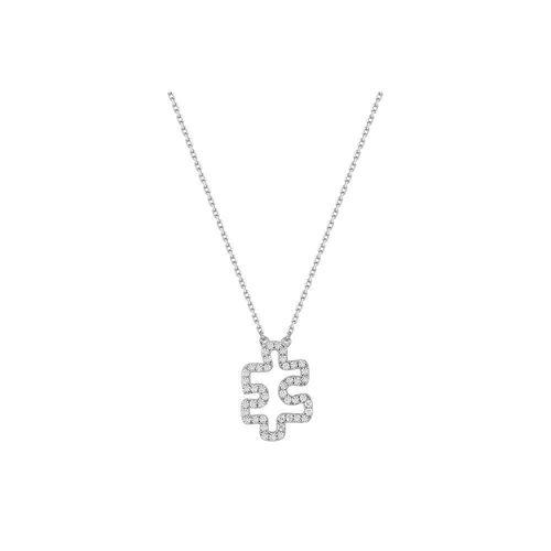 Collier Femme - Oxyde De Zirconium - Argent 925 - Longueur : 42 Cm