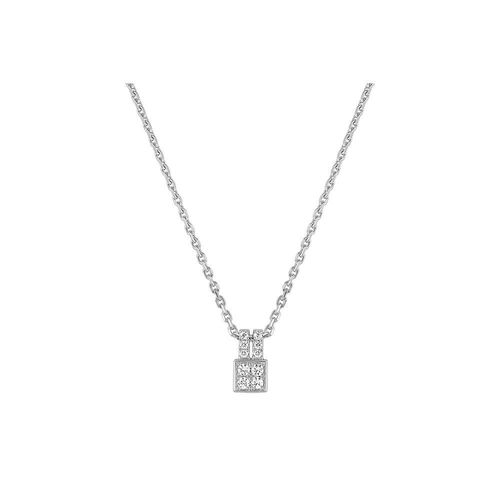 Collier Femme - Or 18 Carats - Diamant - Longueur : 42 Cm