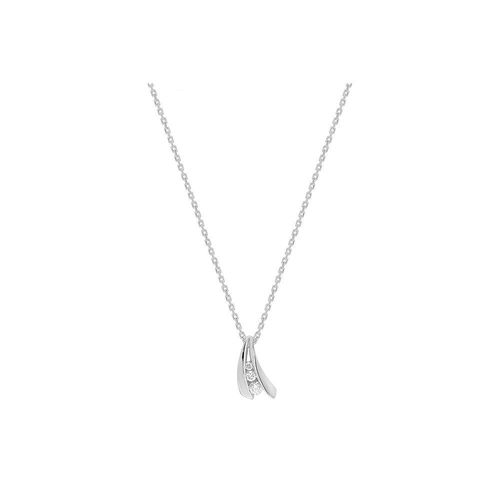 Collier Femme - Or 18 Carats - Diamant 0,08 Carats - Longueur : 42 Cm