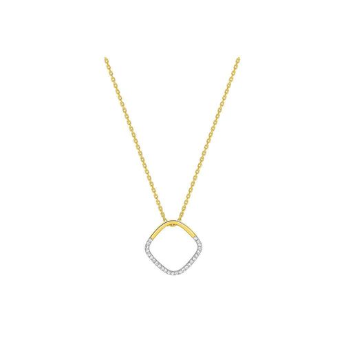 Collier Femme - Or 18 Carats - Diamant 0,11 Carats - Longueur : 42 Cm
