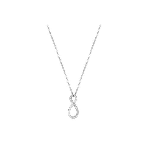 Collier Femme - Or 18 Carats - Diamant 0,05 Carats - Longueur : 42 Cm