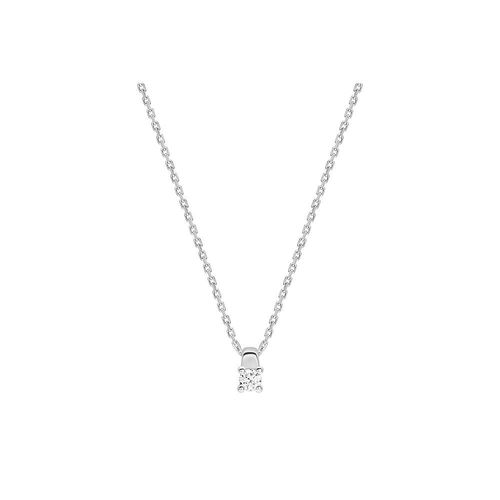 Collier Femme - Or 18 Carats - Diamant 0,08 Carats - Longueur : 42 Cm