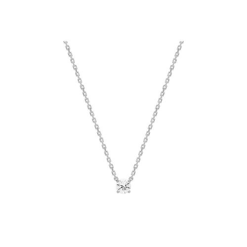 Collier Femme - Or 18 Carats - Diamant 0,14 Carats - Longueur : 42 Cm