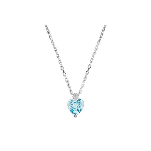 Collier Femme - Topaze - Or 18 Carats - Longueur : 42 Cm