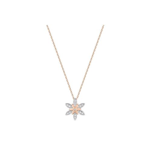 Collier Femme - Or 18 Carats - Diamant 0,08 Carats - Longueur : 42 Cm
