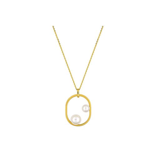 Collier Femme - Perle - Or 18 Carats - Longueur : 42 Cm