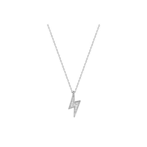 Collier Femme - Oxyde De Zirconium - Or 18 Carats - Longueur : 42 Cm