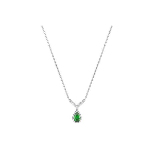 Collier Femme - Or 18 Carats - Diamant 0,06 Carats - Longueur : 42 Cm
