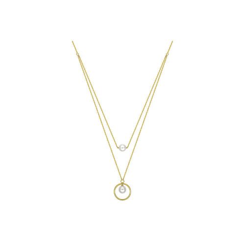 Collier Femme - Perle - Or 18 Carats - Longueur : 42 Cm