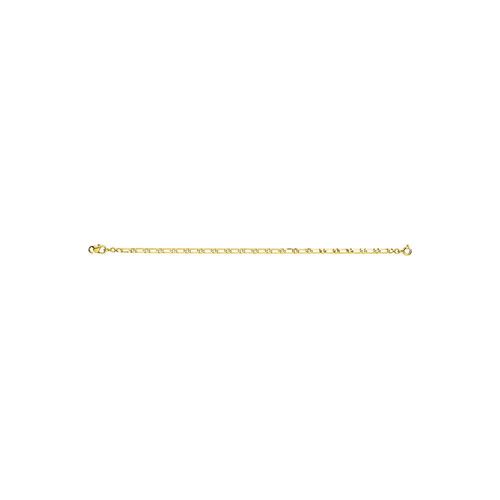 Chaîne Mixte - Or 18 Carats - Longueur : 18 Cm