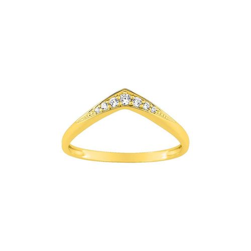 Bague Femme - Oxyde De Zirconium - Or 9 Carats