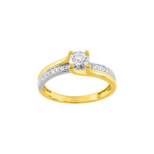 Bague Femme - Oxyde De Zirconium - Or 9 Carats