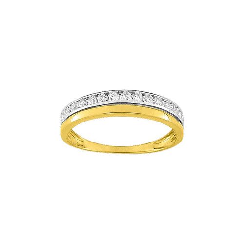 Bague Femme - Oxyde De Zirconium - Or 9 Carats