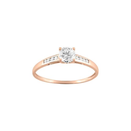 Bague Femme - Oxyde De Zirconium - Or 9 Carats